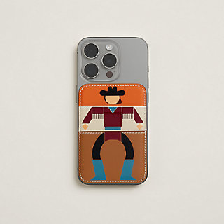 さ*ら様 新作！早い者勝ち！HERMES iPhone MagSafe カードホ Cowboy